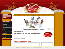 Tablet Screenshot of daves-emporium.co.uk